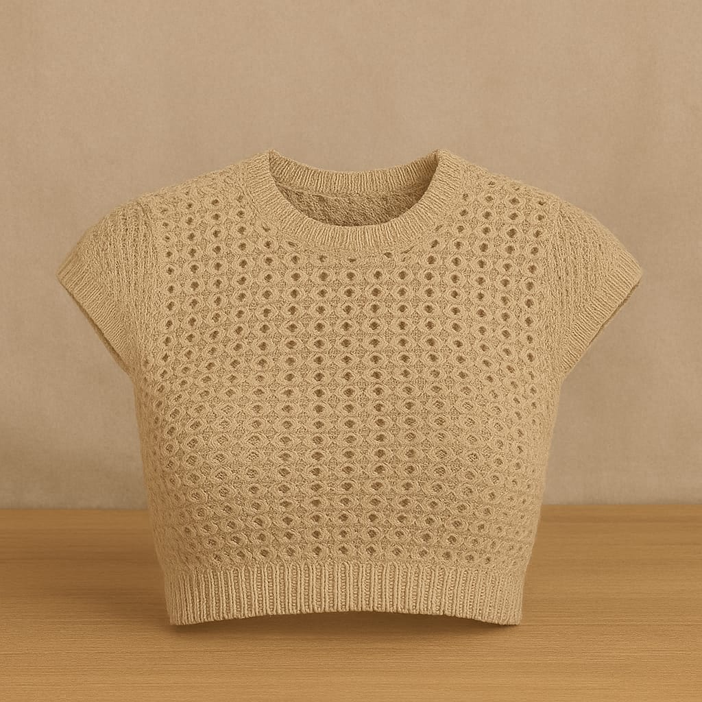 Crop Top Clásico Crochet