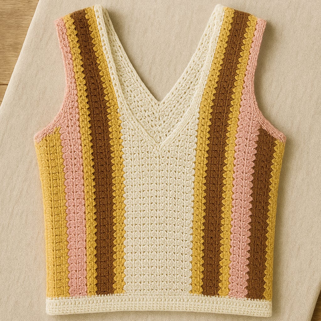 Crop Top Clásico Crochet