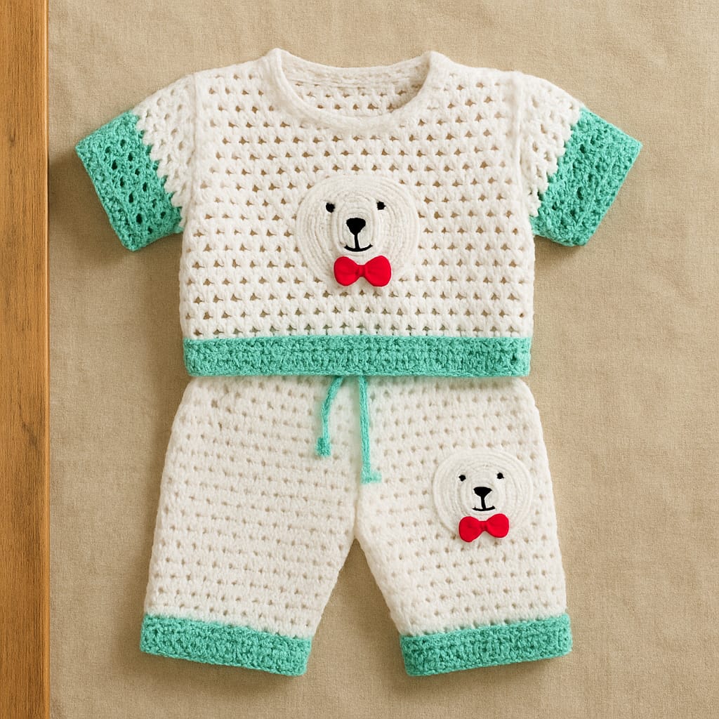 Set Niño Casual Crochet